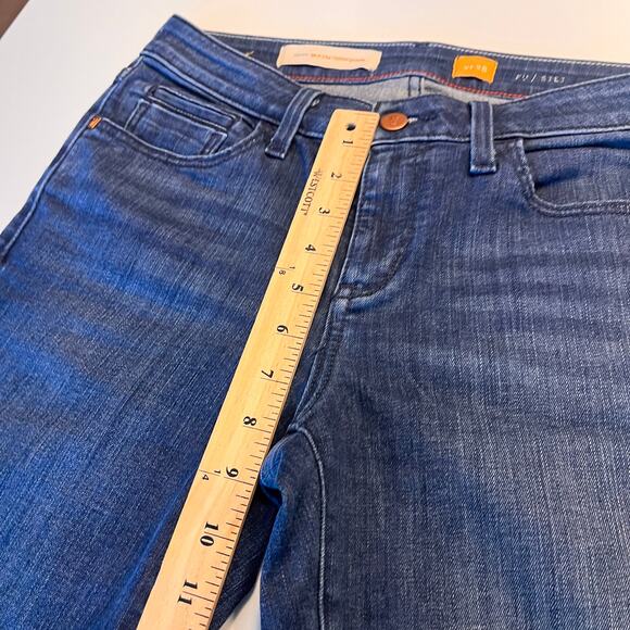 Anthropologie Pilcro and the Letterpress Blue Mid-Rise Flare Jeans Size 28 - Picture 7 of 8